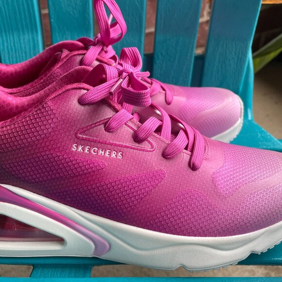Skechers Size 7, Air Element, Pink Ombre, Air-Cooled Memory Foam Sneakers - Picture 5 of 9